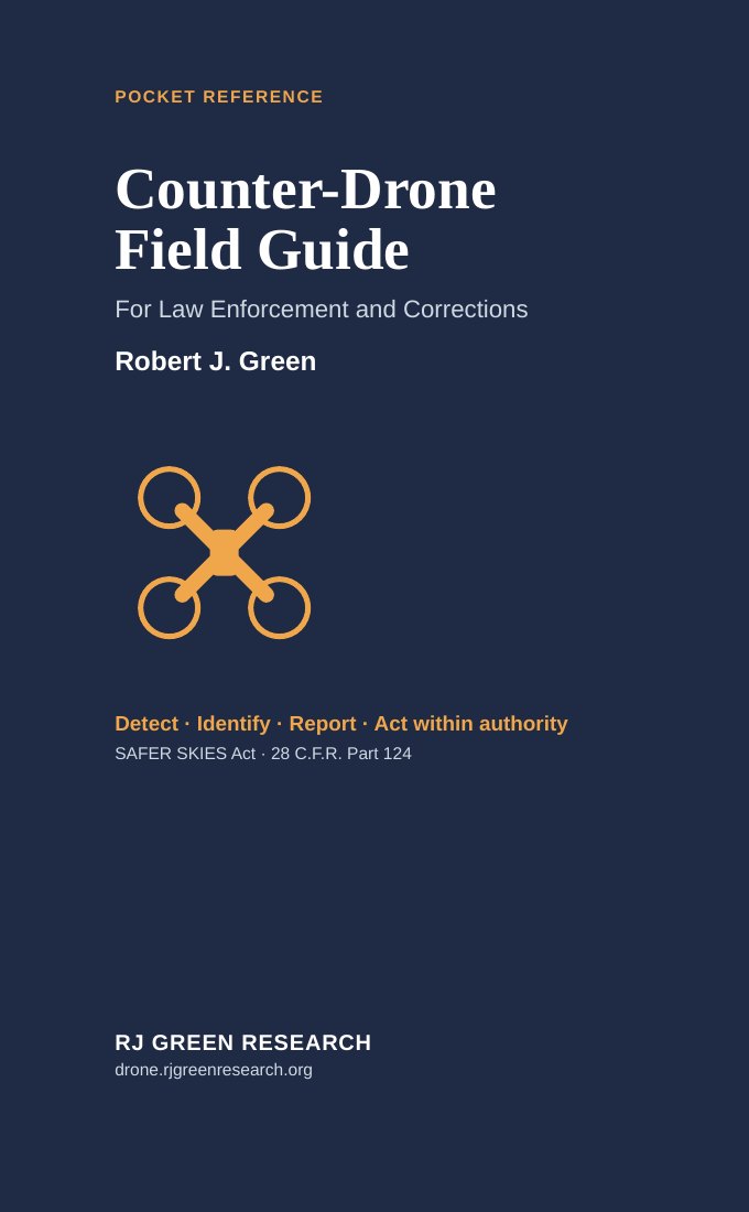 Front cover of the Counter-Drone Field Guide